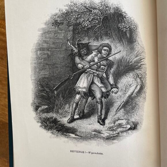 Cooper’s Works – Set of 5 Volumes (1, 7–10) Vintage Decorative Book Stack - Picture 10 of 11